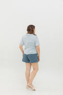 Heirloom Kebaya Top (Powder Blue Eyelet)