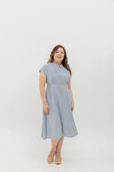 Vienna Stripe Dress (Blue)