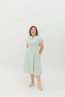Vienna Stripe Dress (Green)