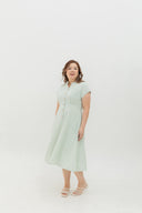 Vienna Stripe Dress (Green)