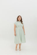 Vienna Stripe Dress (Green)