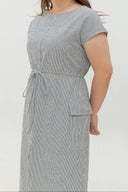 Maven Stripe Dress (Black)