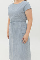 Maven Stripe Dress (Navy)