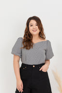 Heartshape Neckline Top - Multi Wear (Black)
