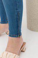 Stretchable High-Waist Denim Jeans  (Light Wash)
