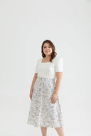 Iron-Free Square Neck Top (White)