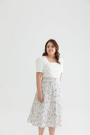 Iron-Free Square Neck Top (White)