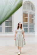 Vienna Stripe Dress (Green)