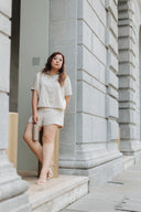 Coastal Stripe Shirt (Creme)