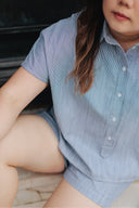 Coastal Stripe Shirt (Blue)