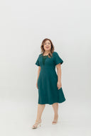 The Marceau Dress (Cypress Green)