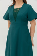 The Marceau Dress (Cypress Green)