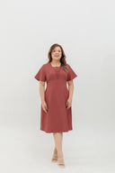 The Marceau Dress (Terra Rust) - ELTWINE