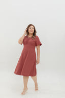 The Marceau Dress (Terra Rust) - ELTWINE