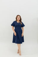 The Marceau Dress (Midnight Blue)