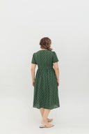 Lattice Bloom Dress (Forest Eyelet)