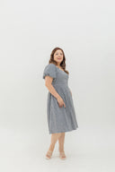 Aurora Sweetheart Midi (Black Gingham)