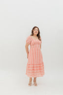 Lisse Lacey Soft Iron-free Linen Dress (Rosewater)