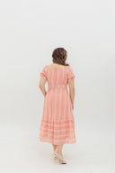 Lisse Lacey Soft Iron-free Linen Dress (Rosewater)