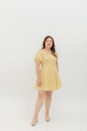 Carefree Romper-Dress (Sunny Bloom Embroidery)