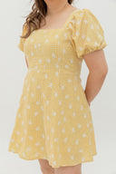 Carefree Romper-Dress (Sunny Bloom Embroidery)