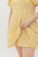 Carefree Romper-Dress (Sunny Bloom Embroidery)