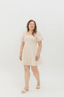 Carefree Romper-Dress (Buttercream Embroidery)