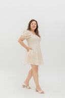 Carefree Romper-Dress (Buttercream Embroidery)
