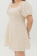 Carefree Romper-Dress (Buttercream Embroidery)