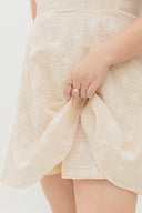 Carefree Romper-Dress (Buttercream Embroidery)