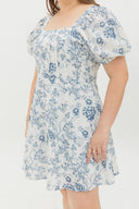 Carefree Romper-Dress (Porcelain Blue)