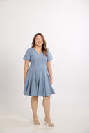 The Lineage Dress (Slate Blue)