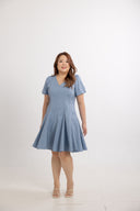 The Lineage Dress (Slate Blue)