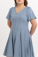 The Lineage Dress (Slate Blue)