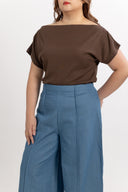 Pivot Ribbed Top (Expresso)