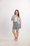 Breezy Collared Shirt (Coastal Stripe)