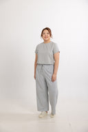 Easy Baby Tee Top (Light Grey)