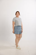 Easy Baby Tee Top (Light Grey)