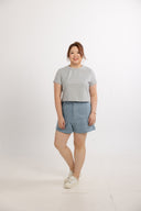 Easy Baby Tee Top (Light Grey)