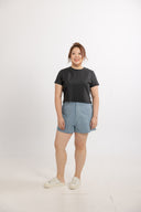 Easy Baby Tee Top (Charcoal)