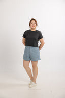 Easy Baby Tee Top (Charcoal)