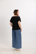 Pivot Ribbed Top (Black)