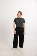 Easy Baby Tee Top (Charcoal)