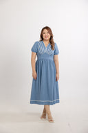 The Atelier Dress (Chambray Blue)
