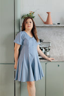 The Lineage Dress (Slate Blue)