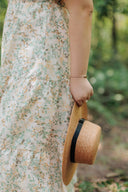Gardenway Embossed Midi Dress (Spring Cream) - ELTWINE