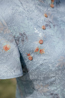 Everyday Cheongsam Top (Édition Limitée Print — Mizuki Blue)