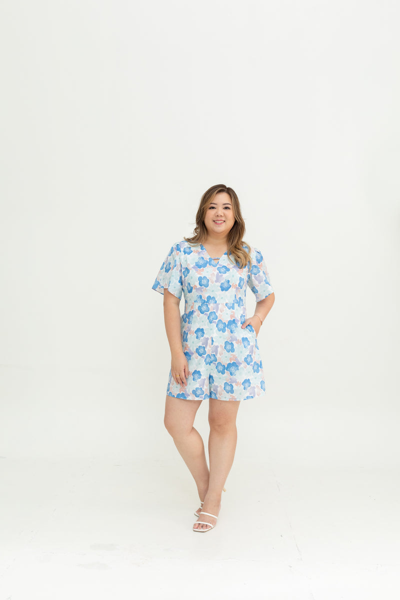 Hana Romper (Aoi Blue)
