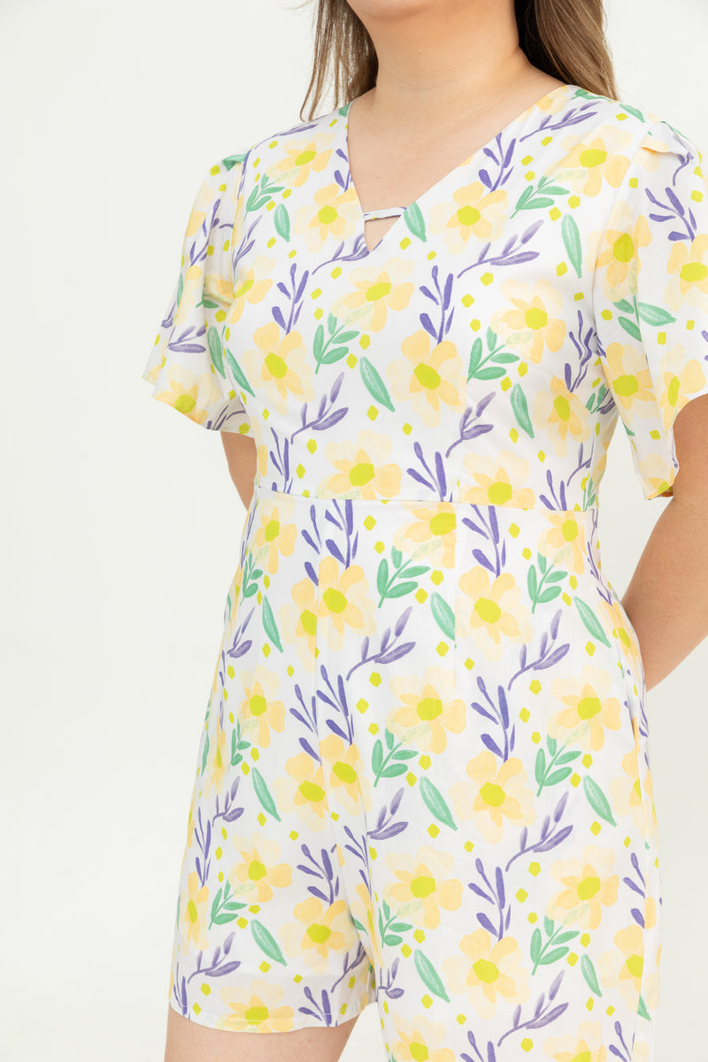 Hana Romper (Yuzu Yellow)