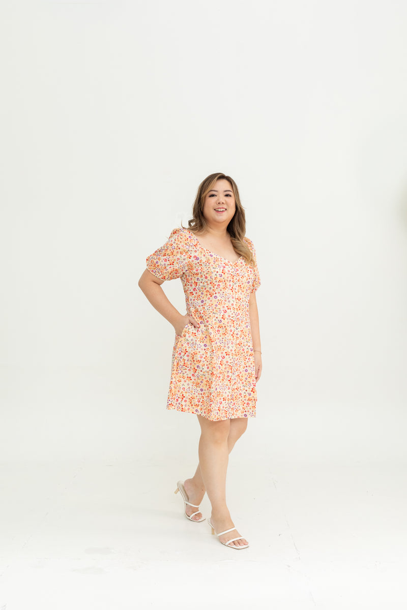 Meadow Bloom Dress (Sakura Blush)